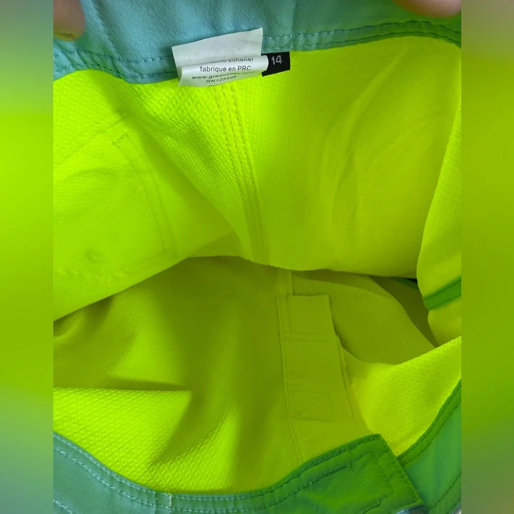 Crewcuts X Greenlines Boys Board‎ Shorts Yellow Blue Size 14 Kids Beach Summer
